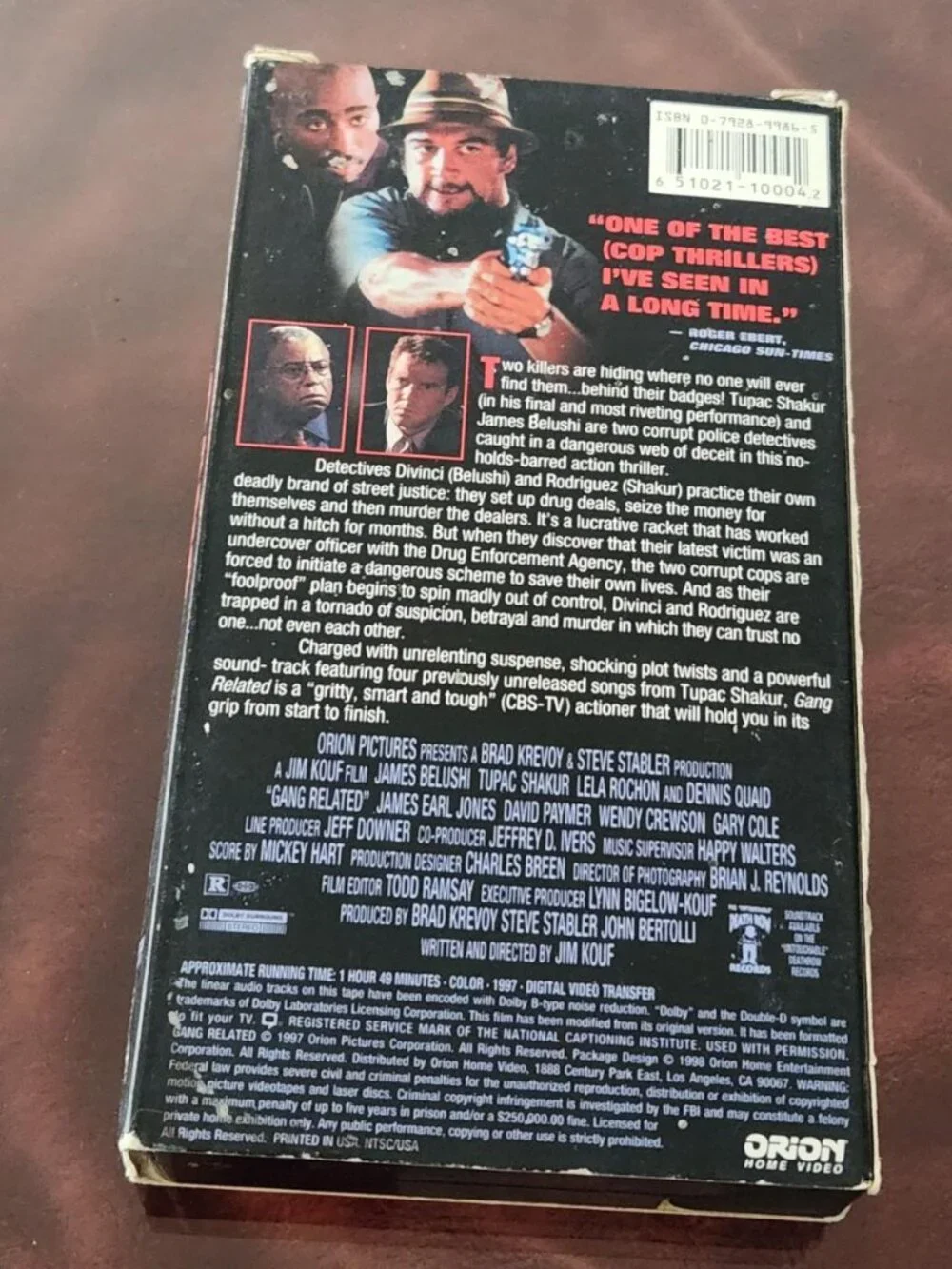 Gang Related - 1998 - VHS